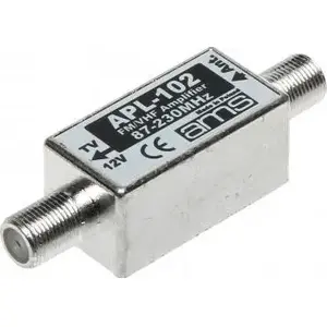 Antenas pastiprinātājs AMS APL-102 FM / VHF / DAB uztveršanai