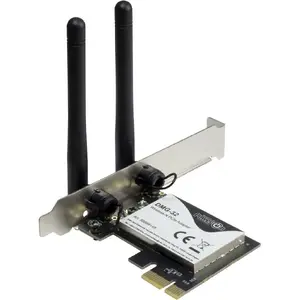 Internal WLAN Adapter No name Inter-Tech DMG-32 — PCIe, Dual-band 2.4/5 GHz, Wi‑Fi 5 (802.11ac), up to 650 Mbit/s, black/silver