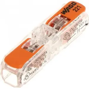 Electrical through terminal block Wago KE-221-2411/WAGO – compact connector for wire joining