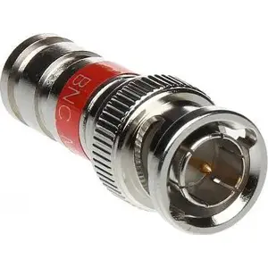 BNC male compression connector for RG59 coaxial cable, model BNC-W/ZAC-RG59/MSR, no name