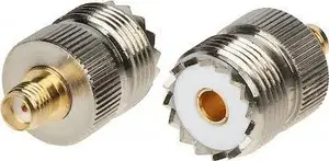 Adapter SMA-G / UHF-G coaxial connector coupling, No name, model SMA-G/UHF-G