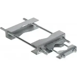 Bracket distance clamp Delta OZP-43/100 – mounting spacer clamp for pipes and profiles