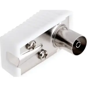 TV antenna socket (large angular) No name GNI0261 — coaxial wall outlet for cable TV