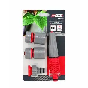 Соединитель для садового шланга AWTools AW61021 — фитинг для полива, 140 г