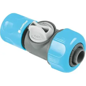 Быстросъём с клапаном для садового шланга Cellfast IDEAL 3/4" (52-331)