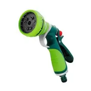 Garden water spray gun Verto 9-function pistol sprinkler model 15G702, pistol grip, variable spray modes