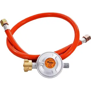 Pressure regulator with 1.1 m hose for DE/AT/CH, FUJITSU model 90145, 2x 1/4" threaded connectors