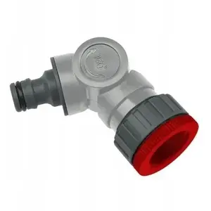 Угловое крановое присоединение Dedra 3/4"–1" для полива