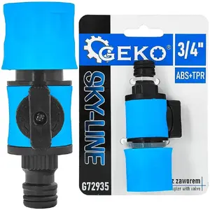 Быстросъёмный клапан с ниппелем GEKO SKY-LINE (100) сантехника для полива