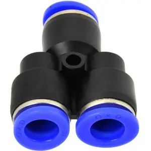 Автоматическая Y‑образная соединительная муфта GEKO G03063 для шланга PU/PE Ø10 мм