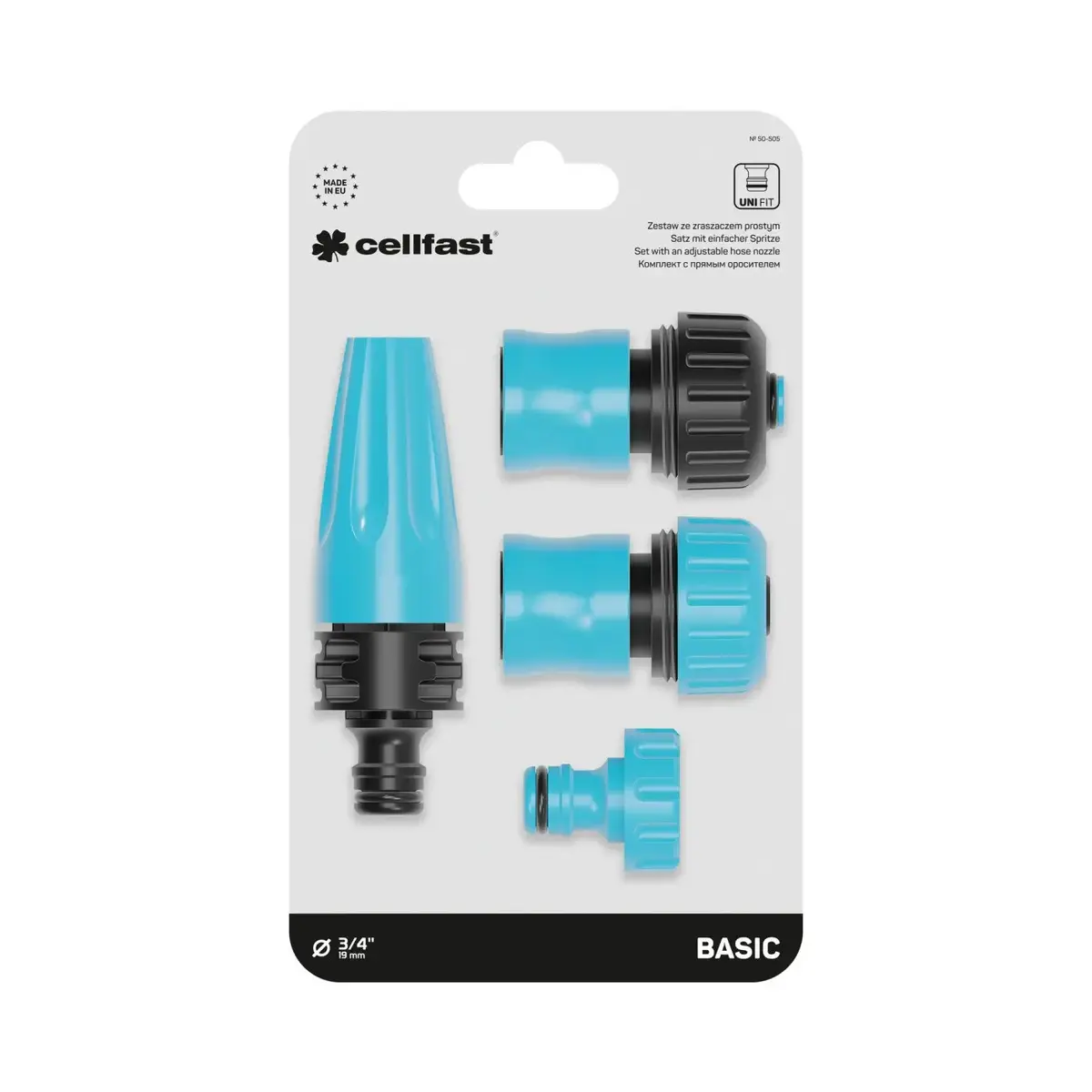 Cellfast BASIC 3/4" пластиковые соединители, 4 шт. Photo 2