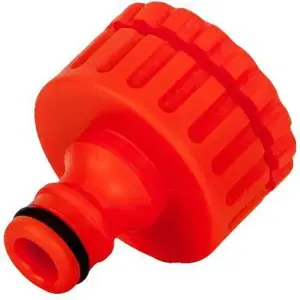 Garden hose tap connector Ramp R1118, 3/4" to 1" thread adapter
