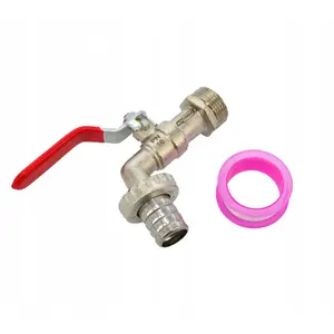 Садовый кран AWTools AWTOOLS 3/4" Цинк-никелевое покрытие Наружная резьба 3/4"