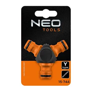 Штуцер для садового шланга NEO tools 15-744 Пластик, 1 шт., 24 г