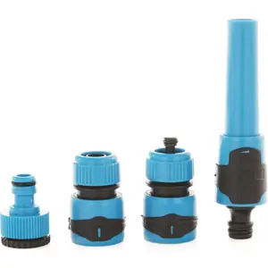 Garden irrigation spray nozzle set GEKO G73042 — 4-piece 1/2" TPR LINE (80)