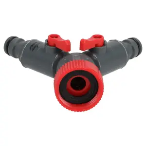 Соединитель для садового шланга Dedra 80N002L — фитинг для полива, 1 шт.
