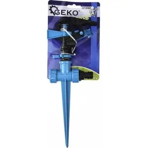 Pulcējošs plastmasas laistītājs GEKO G73050 Blue Line — regulējams 10/50/100