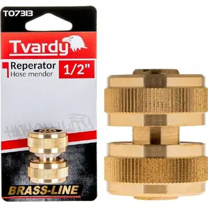 Ремонтный соединитель Tvardy Reparator 1/2" Brass-line (10/80) для полива