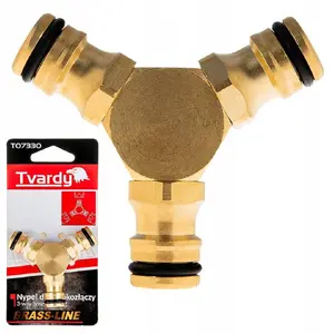 Тройник для 3 быстросъёмных соединений BRASS-LINE Tvardy (10/80) для полива