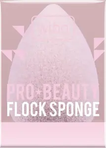 Спонж для макияжа Wibo WIBO_Pro Beauty Flock Sponge — для сухого и влажного нанесения