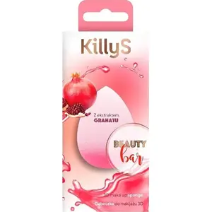 Makeup sponge KILLYS Beauty Bar 3D with pomegranate extract — blending applicator