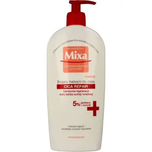 Ķermeņa balzams Mixa Cica Repair 400 ml — ļoti sausai un jutīgai ādai