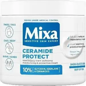 Protective moisturizing cream Mixa Ceramide Protect for face, hands and body 400 ml