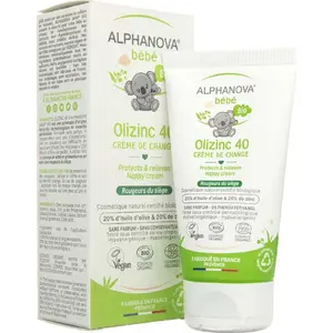 Pretizdeguma krēms Alphanova Bebe Olizinc 40, 50 g