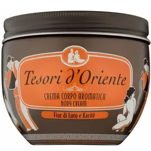 Ķermeņa krēms Conter Tesori d’Oriente Lotus Flower and Shea 300 ml — mitrināšana, aizsardzība, mīkstināšana