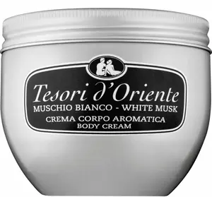 Body Cream Tesori White Musk 300 ml — nourishing unisex skin cream
