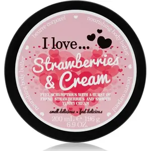 Body Butter I love Nourishing Body Butter Strawberries & Cream 200ml