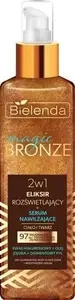 Bielenda Magic Bronze Eliksir 2-in-1 illuminating elixir and hydrating serum for face and body, 150 ml