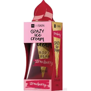 Крем для тела HiSkin Crazy Ice Cream Strawberry 200 мл
