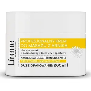 Massage cream Lirene Professional with arnica 200 ml
