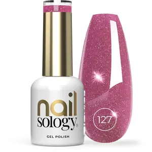 Gel polish Realac 127 Super Violet 8 ml — hybrid/LED/UV nail lacquer