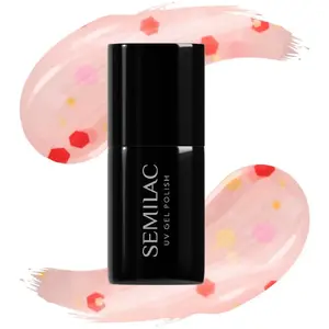 SEMILAC hibrīda nagu lakas Confetti Dance 932 — 7 ml