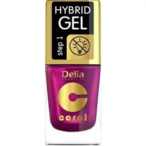 Гибридный гель-лак для ногтей Delia Coral Hybrid Gel Lakier №108 мультиотражающий 11 мл (без лампы)