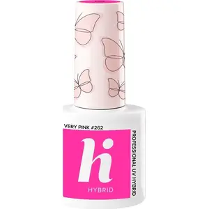 Hybrid nail polish HI HYBRID Butterfly #262 Very Pink 5ml - hybrid gel lacquer, 5 ml
