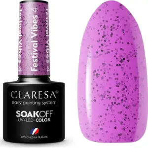 Hybrid nail polish Claresa Festival Vibes 4 – 5 g, Claresa hybrid lacquer