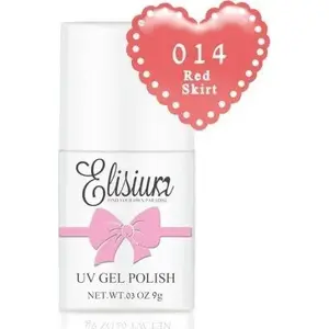 Elisium UV Gel Polish hybrid nail lacquer 014 Red Skirt 8ml