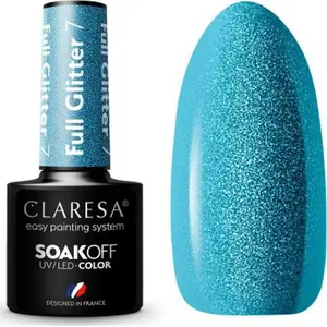 Hybrid Nail Polish Claresa FULL GLITTER 7 – 5 g