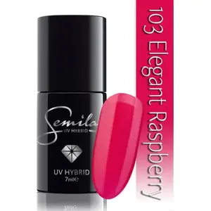 Nail polish SEMILAC 103 Elegant Raspberry 7 ml — gel polish color