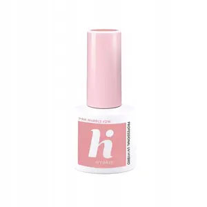Гибридный лак HI HYBRID 218 Pink Marble 5 мл — гель-лак для ногтей, оттенок Pink Marble