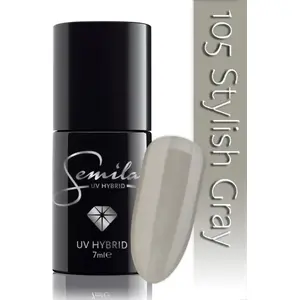 Nagu gēla laka SEMILAC 105 Stylish Gray, 7 ml