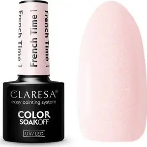 Nail hybrid polish Claresa FRENCH TIME 1 — 5 g (hybrid/gel polish)
