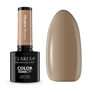 Hybrid Nail Polish Claresa Alchemy Hydro Brown 5g – hybrid/gel lacquer, brown shade, 5 g