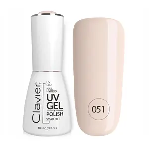 Gel polish Realac CLAVIER_Nailsology 051 Bare Skin 8 ml hybrid nail lacquer