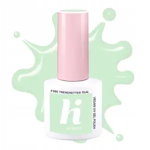Nail polish HI HYBRID Hi Lakier 380 Trendsetter Teal IT GIRL