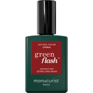 Nagu laka ANNY LED Gel Lacquer Utopia 15 ml — zaļš tonis, spīdīgs finišs