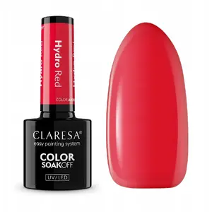 Hibrīdais nagu lakas Claresa Alchemy Hydro Red 5 g — hibrīdais laka, 5 g